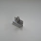 Endklemme mit Klick-System (silber, unbehandelt), 30mm