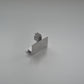 Endklemme mit Klick-System (silber, unbehandelt), 30mm