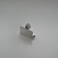 Endklemme mit Klick-System (silber, unbehandelt), 30mm