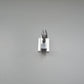 Mittelklemme mit Klick-System (silber, unbehandelt), 30mm