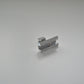 Mittelklemme mit Klick-System (silber, unbehandelt), 30mm