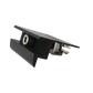 Endklemme mit Klick-System (schwarz, eloxiert), 30mm