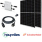 Balkonkraftwerk Regensburg Wechselrichter 800W | 2 x Canadian Solar CS6R-410MS BF - Black Frame