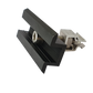 Mittelklemme mit Klick-System (schwarz, eloxiert) 30mm